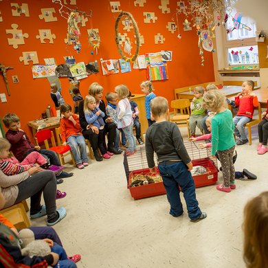 Der Kindergarten der Kindertagesstätte Haus für Kinder in Nördlingen