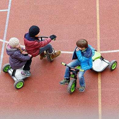 Spielplatz der Kindertagesstätte Haus für Kinder in Nördlingen