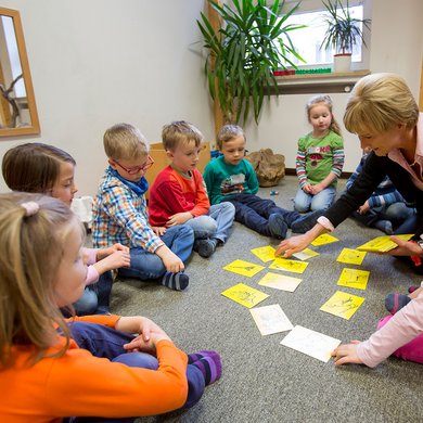 Der Kindergarten der Kindertagesstätte Haus für Kinder in Nördlingen