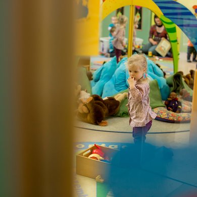 Die Krippe der Kindertagesstätte Haus für Kinder in Nördlingen