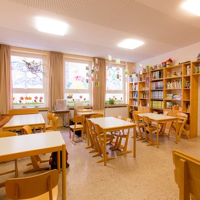 Der Hort der Kindertagesstätte Haus für Kinder in Nördlingen